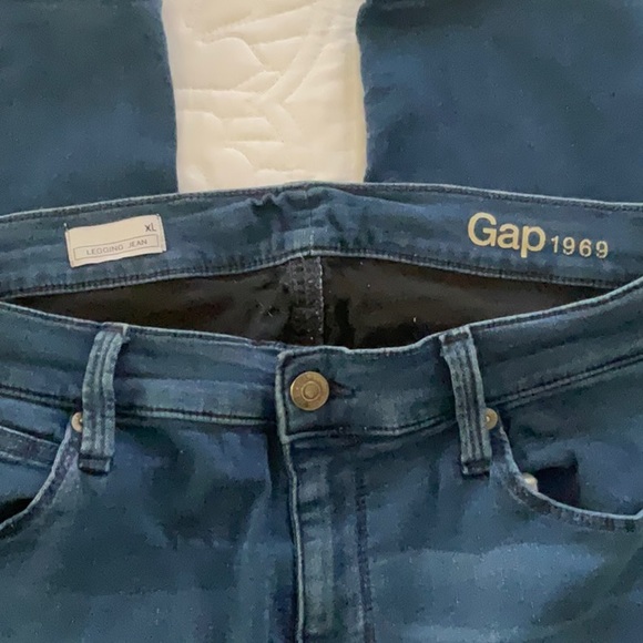 GAP 1969 Women’s LEGGING JEAN XL Skinny Leg Preowned - Picture 4 of 8